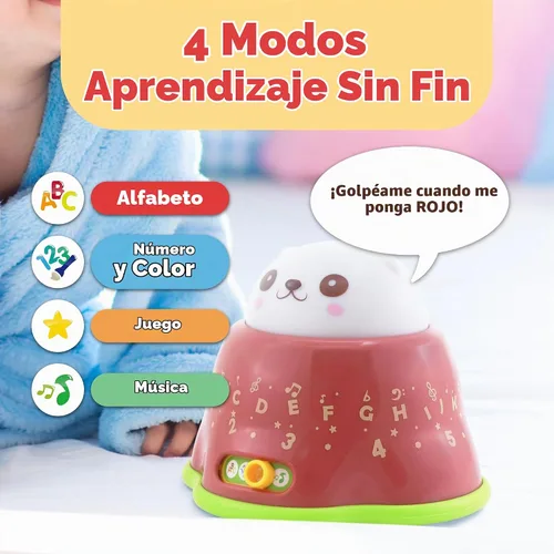 Vista 2 de BEST LEARNING Whack and Learn Mole - Juguete musical educativo iluminado