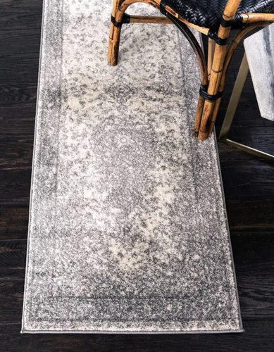 Vista 27 de Unique Loom colección Bromley - Alfombra de área Midnight (rectángulo de 2 x 3 pies 1 pulgada, gris oscuro/gris)