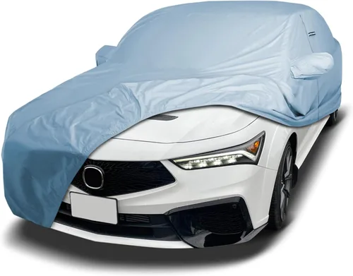 Vista 17 de iCarCover Funda de automóvil personalizada para Acura CL (1997-2003), impermeable, para todo tipo de clima, lluvia, nieve, protección solar UV Rayas