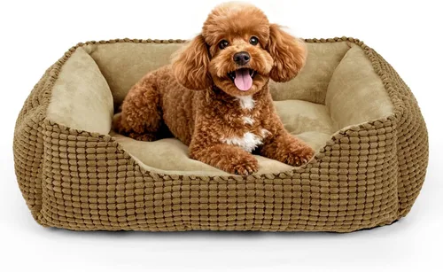 Vista 11 de MIXJOY Cama Ortopédica Rectangular Lavable para Perros Pequeños, Medianos y Grandes, Suave Calmante, Cama Duradera para Cachorros Durmientes Cojín