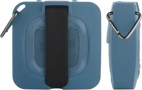 Vista 6 de Funda de silicona para altavoz portátil Bose SoundLink Micro impermeable, funda protectora con mosquetón