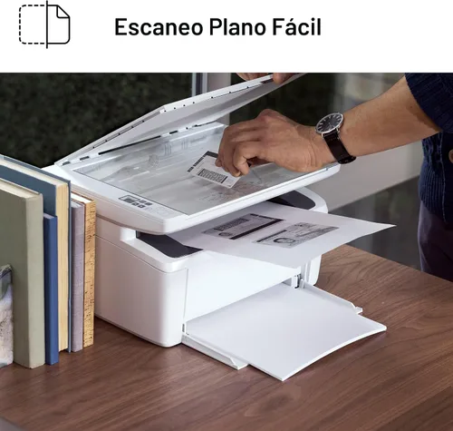 Vista 13 de HP Laserjet MFP M140w Impresora inalámbrica en blanco y negro, impresión, escaneo, copia, velocidades rápidas, fácil configuración, impresión móvil