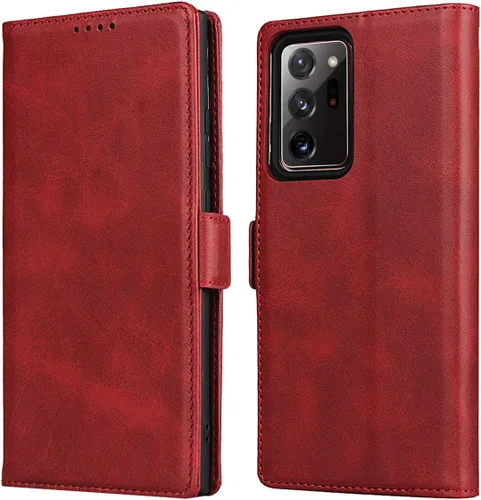 Vista 11 de iCoverCase Funda tipo cartera para Samsung Galaxy Note 10 Plus, cuero sintético de alta calidad, ranuras para tarjetas, soporte para tarjetas