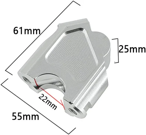 Vista 7 de Para BMW F700GS F 700 GS 2013-2017 F650GS F650 2008-2017 motocicleta manillar elevador barra montaje abrazadera adaptador aleación de aluminio