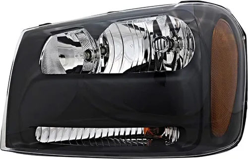 Vista 8 de Compatible con el conjunto de faros de Chevy Trailblazer 2006 2007 2008 2009 Halógeno para lado del conductor y del pasajero