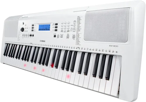 Vista 5 de Yamaha EZ300 Teclado portátil de 61 teclas con teclas iluminadas (el adaptador de corriente se vende por separado)