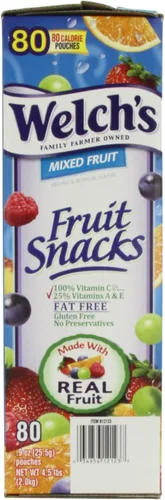 Vista 4 de Fiambrera Perfect Welch's bocadillos de frutas mixtas (0,9 onzas, 66 unidades) ) FDS