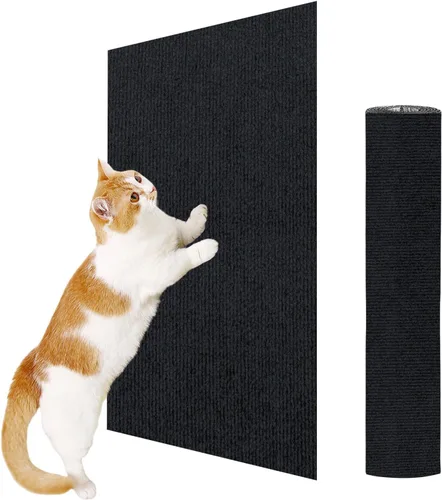 Vista 26 de ENONCI Protector de esquina de pared de sofá de 23.6 x 15.8 pulgadas para gatos de interior, protector de muebles antiarañazos contra arañazos