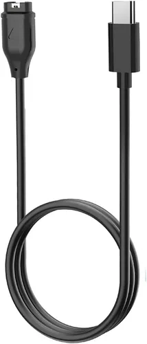 Vista 9 de Garmin Fenix 7X Pro Sapphire Solar, reloj inteligente GPS multideportivo, linterna integrada, carga solar, titanio con banda gris nieblanaranja