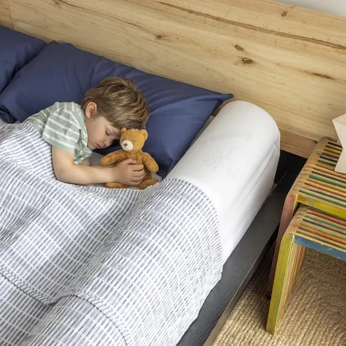 Vista 8 de BANBALOO Paquete de 2 parachoques de cama para niños pequeños de 53 pulgadas Rieles de espuma para camas Queen, King, Twin, Full Size Barrera