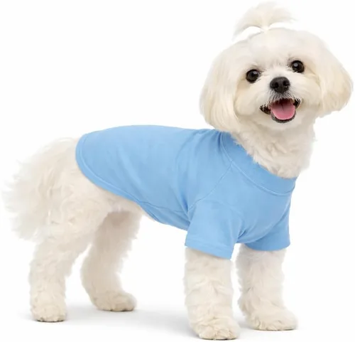 Vista 168 de Lovelonglong 2019 - Ropa para mascotas, Disfraces para Perro, Ropa Camisetas en blanco para Perros Grande Medianos Pequeños 100% Algodón 18