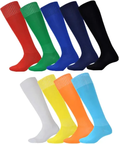 Vista 4 de ForBEST 2 pares de calcetines deportivos de fútbol largo sobre la rodilla calcetines de tubo alto para atleta