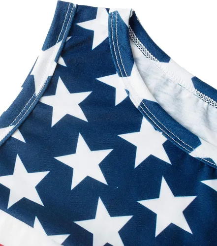 Vista 5 de elescat Vestidos de verano para mujer 2025, vestido casual de playa sin mangas con estampado floral, tipo camiseta, suelto y con bolsillos