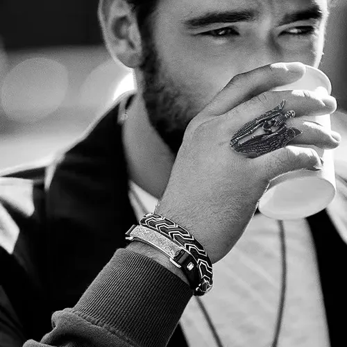 Vista 5 de KIRTIJW Anillos de calavera para hombre, de acero inoxidable, gótico, motociclista, punk, cráneo, joyería para hombre, talla 8-13, Acero, Sin