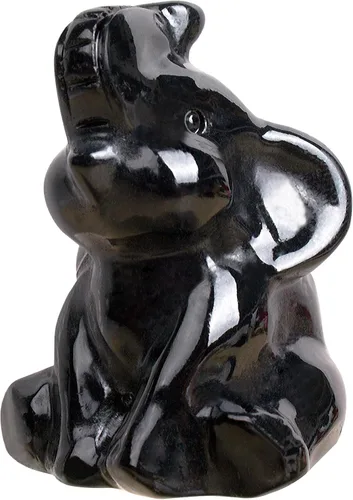 Vista 9 de Figura de elefante de fluorita tallada a mano, Feng Shui, regalo para amor, armonía, accesorios de escritorio, regalos para mujeres, adorable