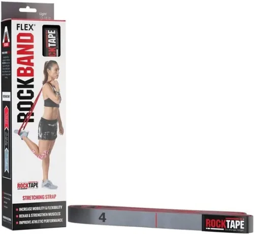 Vista 3 de RockTape RockBand Flex Bandas de resistencia ultra duraderas con asas y bucles