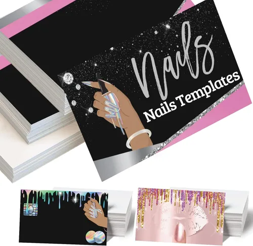 Vista 13 de 100 tarjetas de visita personalizadas de impresión de doble cara, personaliza con tu logotipo, tarjetas personalizadas de 3.5 x 2 pulgadas