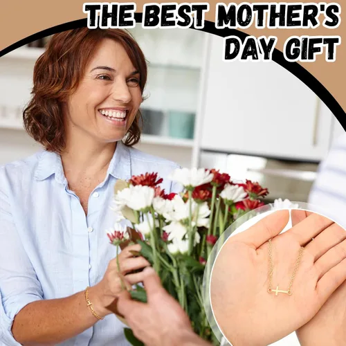 Vista 4 de Tondiamo 12 juegos de regalos para mujer, pulsera, colgante, joyería, agradecimiento, graduación, regalos para mujer trabajadora, aleación, Sin