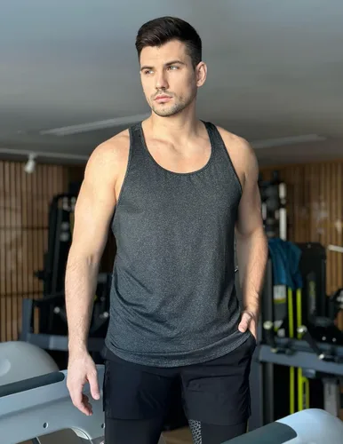 Vista 3 de COOFANDY Camisetas sin mangas para hombre, paquete de 3 camisetas sin mangas para gimnasio, espalda en Y, entrenamiento muscular, culturismo