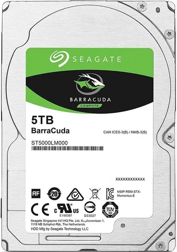 Vista 3 de Seagate BarraCuda ST1000LM048 - Disco duro interno de 1 TB, SATA de 2,5 pulgadas, 6 Gb/s, 5400 RPM, caché de 128 MB para PC y portátil