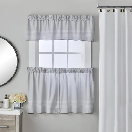 Vista 5 de SKL HOME por Saturday Knight Ltd. Adelyn Valance, 56x13, Gris