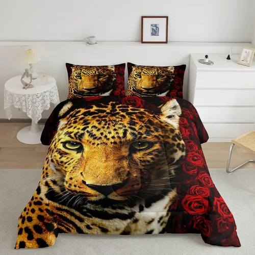 Vista 34 de Juegos de ropa de cama de piel de vaca con patchwork, edredón con estampado de piel de vaca, juego de edredón de animales de granja para niños