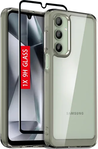 Vista 9 de Funda para teléfono Samsung Galaxy-A15-5G: Cubierta de teléfono a prueba de golpes de grado militar con protector de pantalla de vidrio templado