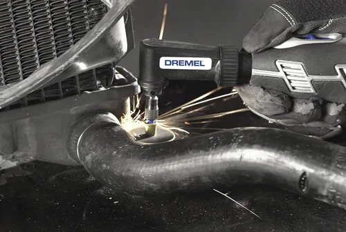 Vista 4 de Herramienta rotativa Dremel Mfg 575 con accesorio para ángulo recto