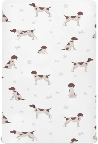 Vista 30 de English Bulldog - Sábanas transpirables para colchón de cuna, suaves y transpirables de 39 x 27 x 5 pulgadas Color: 12