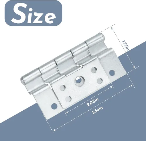 Vista 2 de Paquete de 3 bisagras de puerta para puertas combinadas de repuesto para Elixir Mobile Homes Bisagra de puerta exterior