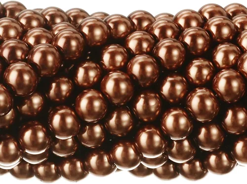 Vista 33 de RUBYCA 200 piezas de cuentas redondas de cristal checo satinado brillante pequeñas para hacer joyería 10mm Amatista Púrpura