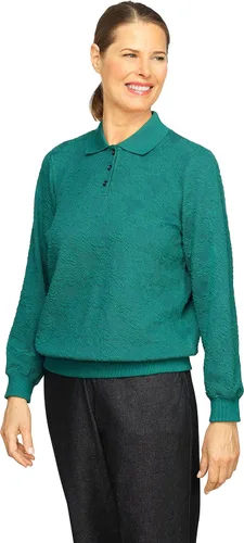 Vista 3 de Alfred Dunner Top de jacquard floral para mujer