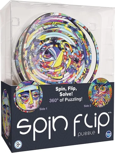 Vista 2 de Spin Flip Puzzle – Abstracto – Girarlo, voltear, Resolverlo! para aquellos que aman el cerebro teasers! Juguete antiestrés para adultos. Gran regalo