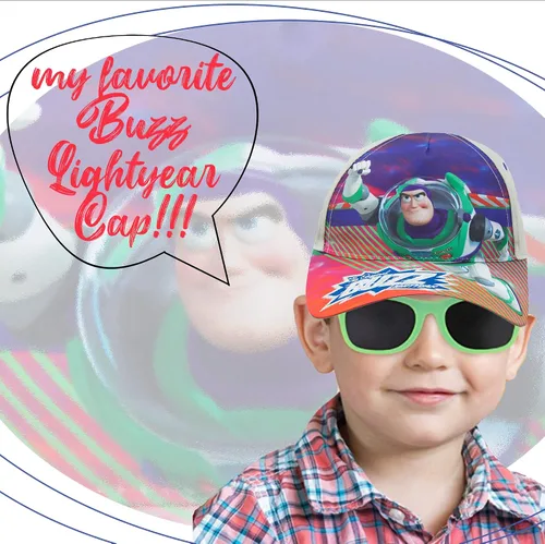 Vista 7 de Disney Pixar Toy Story 4 Buzz Lightyear - Gorra de béisbol para niños