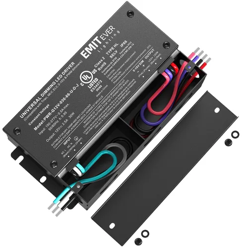 Vista 12 de EMITEVER Controlador LED regulable 5 en 1 de 12 V 150 W, CA 110-277 V a CC