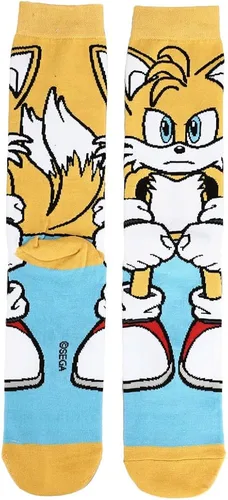 Vista 2 de Bioworld Sonic the Hedgehog Tails Animigos 360 Calcetines casuales para hombre Multi colorido