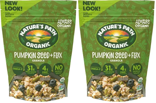 Vista 7 de Nature's Path Granola Orgánica de Semilla de Calabaza + Linaza, 24.7 oz (Paquete de 1), Sin OGM