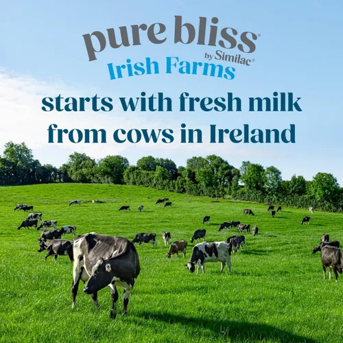 Vista 6 de Pure Bliss Irish Farms, fórmula para bebés fácil de digerir, fórmula infantil, 0-12 meses, lata de 24.7 onzas