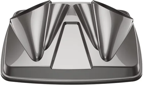 Vista 75 de Tapas de altavoz dobles de 8 pulgadas a juego para Advanblack/OEM Harley Rushmore estilo Razor, Chopped & King Tour Pak Whisky ámbar