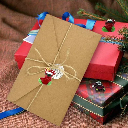 Vista 7 de 30 mini adornos de Navidad, decoraciones en miniatura de resina para mini árbol de Navidad