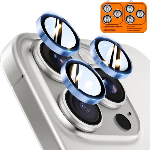 Vista 21 de TOCOL Protector de lente de cámara para iPhone 13 / iPhone 13 Mini vidrio templado HD individual resistente a los arañazos, accesorios compatibles