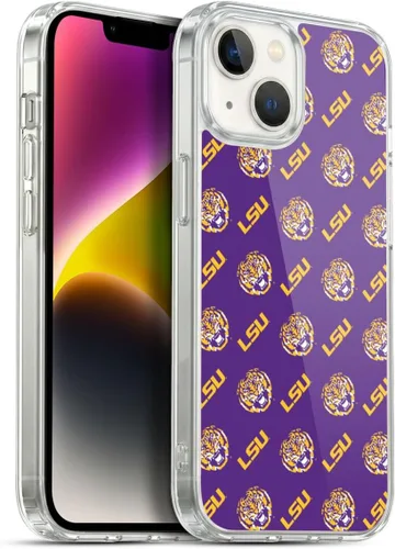 Vista 182 de Head Case Designs Funda de gel suave con licencia oficial de la Universidad Estatal de Louisiana LSU Camou compatible con Apple iPhone 7 Plus/iPhone