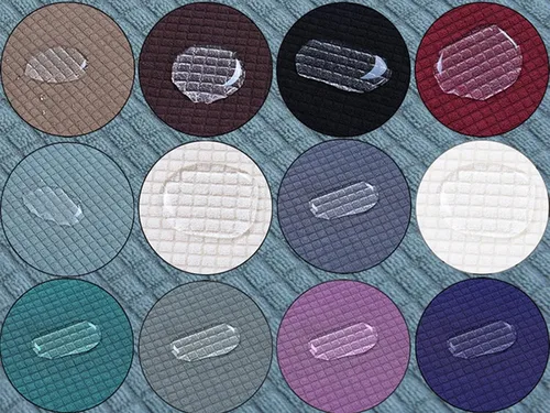 Vista 4 de Fundas de tela elástica de poliéster para silla de oficina, funda moderna de elastano para silla de computadora, fácil de lavar, extraíble, respaldo