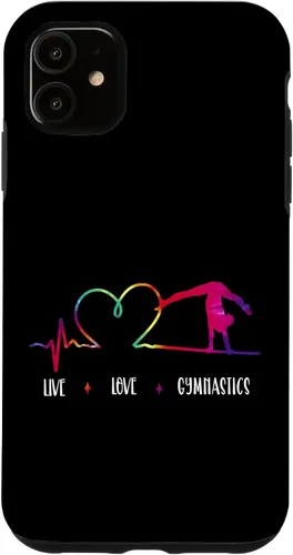 Vista 8 de Gymnastics Girl Live Love Gymnastics Case for iPhone 17