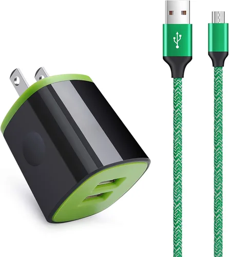 Vista 9 de Cubo de carga con cable micro USB, cable de carga rápida compatible con Samsung Galaxy S7/S6/Edge/Active S5 S4 Note 5/4, J7 J3 J2 A7 A10S A10 A6