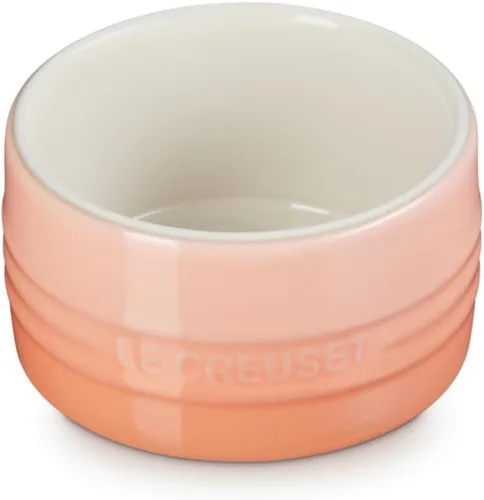 Vista 12 de Le Creuset - Ramequín redondo de cerámica de pared recta, 7 onzas, Oyster Ostra