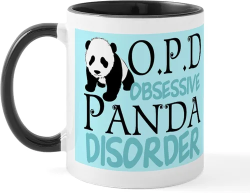 Vista 34 de CafePress Turtle And Panda - Taza de café de cerámica de 11 oz (11.0 fl oz)