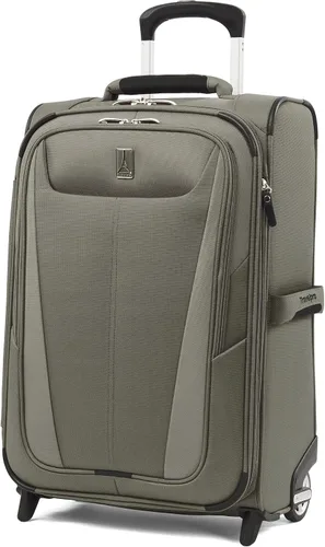 Vista 8 de Travelpro Luggage Maxlite 5 Juego de 2 piezas Bolsa suave y enrollable de 22 pulgadas Verde pizarra