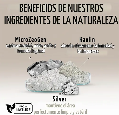 Vista 3 de Tauro Pro Line - Removedor de manchas de lágrimas natural para perros, máscara de arcilla, 1.69 onzas líquidas Fórmula de escudo suave, para ojos