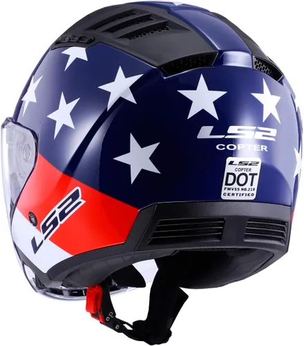 Vista 5 de LS2 Cascos Copter Casco abierto